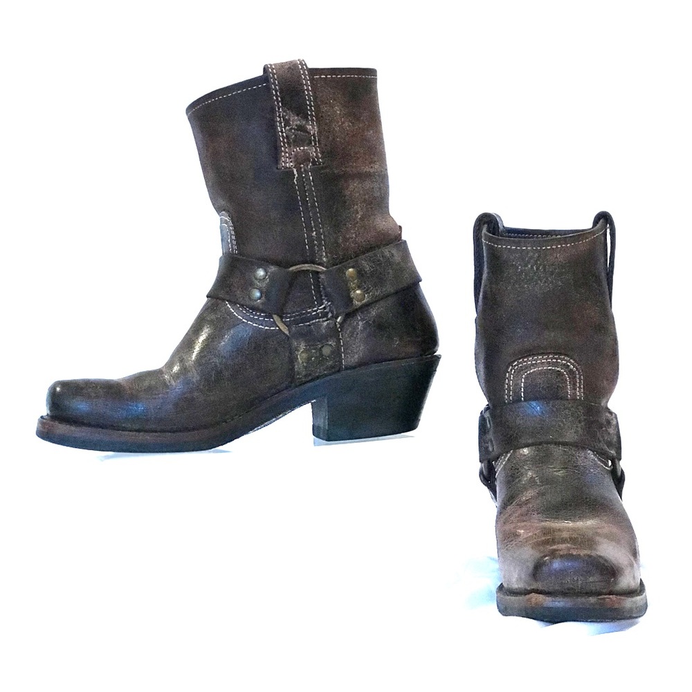 Frye Classic Harness Low-cut Cowgirl Boot